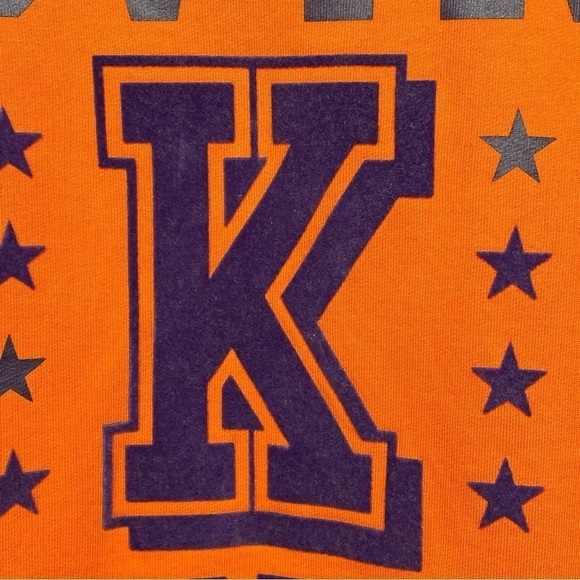 Nike Sweater Womens XL Orange BVTN Beaverton Swoosh Logo Pullover Crew Neck - Picture 10 of 11